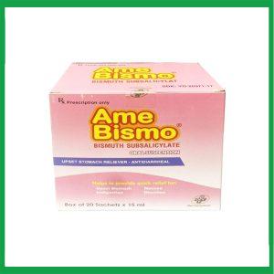 Nhà Thuốc Tiến Thành - Hỗn dịch uống Ame Bismo 15ml OPV giảm các triệu chứng khó chịu ở dạ dày, ăn không tiêu (20 gói) 1 Nhà Thuốc Tiến Thành - ame1