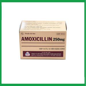 Nhà Thuốc Tiến Thành - Amoxicilin 250mg Mekophar (10 vỉ x 10 viên) 2 Nhà Thuốc Tiến Thành - amoxicillin. 2 1