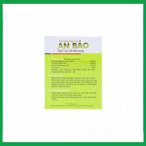 Nhà Thuốc Tiến Thành - Viên uống ngừa mụn An Bảo Nam Dược sạch mụn, chống thâm, mờ sẹo (30 viên) 2 Nhà Thuốc Tiến Thành - an bao chinh 3