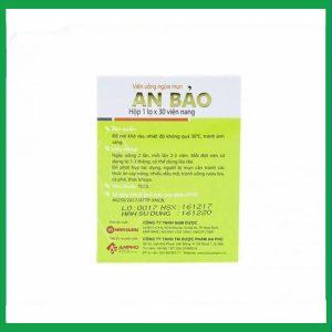 Nhà Thuốc Tiến Thành - Viên uống ngừa mụn An Bảo Nam Dược sạch mụn, chống thâm, mờ sẹo (30 viên) 3 Nhà Thuốc Tiến Thành - an bao chinh 4