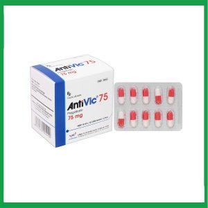 Thuốc Antivic 75 An Thiên điều trị đau thần kinh trung ương và ngoại biên (10 vỉ x 10 viên)