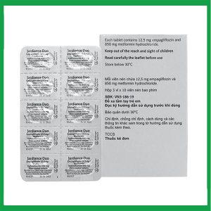 Nhà Thuốc Tiến Thành - ardiance Duo 12.5mg 850mg 3