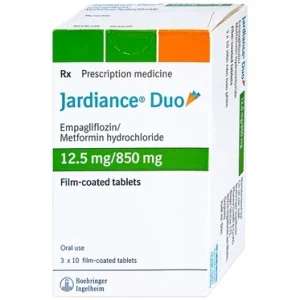 Thuốc Jardiance Duo 12.5mg/850mg Boehringer điều trị tiểu đường type 2 (3 vỉ x 10 viên)