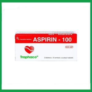 Nhà Thuốc Tiến Thành - Thuốc Aspirin 100mg phòng ngừa nhồi máu cơ tim, đột quỵ (3 vỉ x 10 viên) 2 Nhà Thuốc Tiến Thành - asp3
