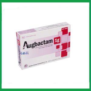 Thuốc Augbactam 1g Mekophar hỗ trợ điều trị nhiễm khuẩn đường hô hấp (Hộp 2 vỉ x 7 viên)