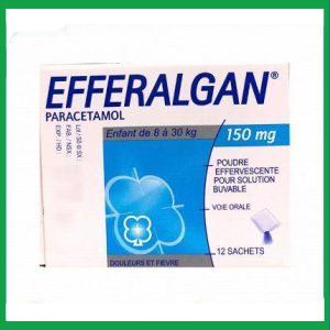 Nhà Thuốc Tiến Thành - Bột sủi Efferalgan 150mg giảm đau hạ sốt (hộp 12 gói) 1 Nhà Thuốc Tiến Thành - bot sui efferalgan 150mg 3