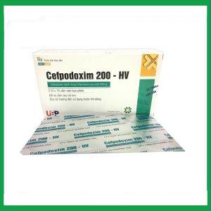 Nhà Thuốc Tiến Thành - Thuốc Cefpodoxim 200mg-HV USP điều trị nhiễm khuẩn (3 vỉ x 10 viên) 1 Nhà Thuốc Tiến Thành - cefpodoxim 200 hv 1