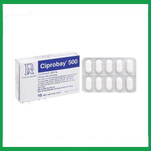 Nhà Thuốc Tiến Thành - Thuốc Ciprobay 500mg Bayer điều trị nhiễm trùng (Hộp 1 vỉ x 10 viên) 2 Nhà Thuốc Tiến Thành - ciprobay 500 1