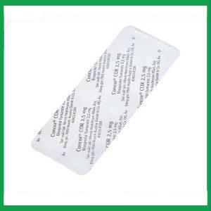 Nhà Thuốc Tiến Thành - Thuốc Concor Cor 2.5mg Merck điều trị suy tim mãn tính (3 vỉ x 10 viên) 2 Nhà Thuốc Tiến Thành - concor 2.5 2
