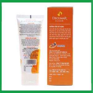 Nhà Thuốc Tiến Thành - Decumar Clean - Sữa rửa mặt ngừa mụn tuýp 50g 1 Nhà Thuốc Tiến Thành - decumar clean 2