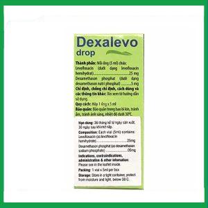 Nhà Thuốc Tiến Thành - Thuốc nhỏ mắt Dexalevo Drop điều trị nhiễm khuẩn mắt, viêm kết mạc (5ml) 1 Nhà Thuốc Tiến Thành - dexalevo drop 2