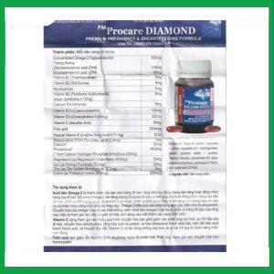 Nhà Thuốc Tiến Thành - Viên uống Procare Diamond Catalent bổ sung khoáng chất cho phụ nữ có thai và cho con bú (30 viên) 4 Nhà Thuốc Tiến Thành - fb 2 48