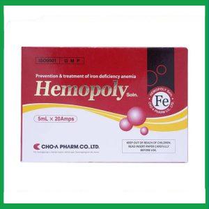 Nhà Thuốc Tiến Thành - Dung dịch uống Hemopoly ngăn ngừa và điều trị thiếu máu do thiếu sắt (20 ống x 5ml) 2 Nhà Thuốc Tiến Thành - fb 2 56