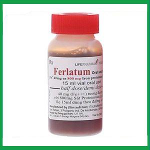 Nhà Thuốc Tiến Thành - Dung dịch Ferlatum Italfarmaco điều trị thiếu sắt (10 chai x 15ml) 1 Nhà Thuốc Tiến Thành - fb 2 77