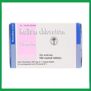 Nhà Thuốc Tiến Thành - Kalium Chloratum Biomedica 500mg phòng và trị thiếu kali (10 vỉ x 10 viên) 3 Nhà Thuốc Tiến Thành - fb 2 84