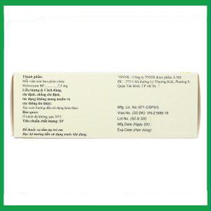 Nhà Thuốc Tiến Thành - Thuốc Meloxicam Tablets BP 7.5mg B.Brawn giảm viêm xương khớp (10 vỉ x 10 viên) 2 Nhà Thuốc Tiến Thành - fb 3 2024 07 17T173807.842