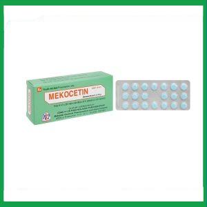 Thuốc Mekocetin 0.5mg Mekophar điều trị thấp khớp, bệnh collagen, bệnh ngoài da, dị ứng (5 vỉ x 20 viên)