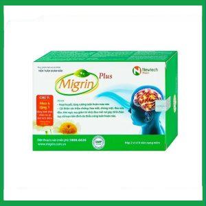 Viên uống Migrin Plus CVI Pharma hỗ trợ hoạt huyết, tăng cường tuần hoàn máu não (2 vỉ x 10 viên)