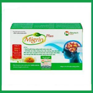 Nhà Thuốc Tiến Thành - Viên uống Migrin Plus CVI Pharma hỗ trợ hoạt huyết, tăng cường tuần hoàn máu não (2 vỉ x 10 viên) 1 Nhà Thuốc Tiến Thành - fb 3 80