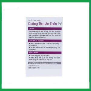 Nhà Thuốc Tiến Thành - Thuốc Dưỡng Tâm An Thần PV điều trị tâm huyết suy tổn, tim hồi hộp (60 viên) 1 Nhà Thuốc Tiến Thành - fb 3 98