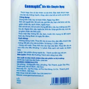 Nhà Thuốc Tiến Thành - Sữa rửa Gammaphil 125ml dành cho da nhờn, da khô, da nhạy cảm của trẻ sơ sinh và trẻ em 1 Nhà Thuốc Tiến Thành - gammaphil1