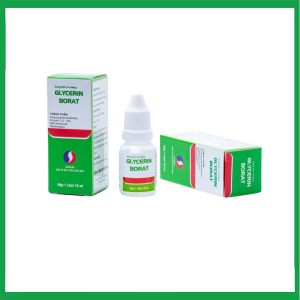 Thuốc Glycerin Borat Quang Xanh giúp giảm nhiệt, sưng, lở loét, nhiệt miệng