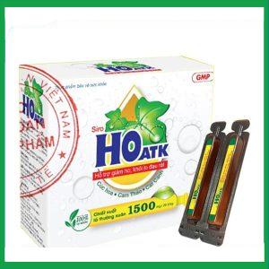 HO ATK, hỗ trợ giảm đau rát họng, hỗ trợ bổ phế (Hộp 20 ống x 10ml)
