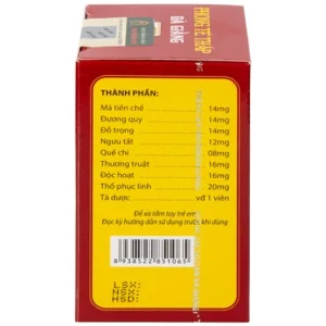 Nhà Thuốc Tiến Thành - Thuốc Phong Tê Thấp Bà Giằng điều trị đau vai gáy, đau thần kinh tọa (400 viên) 3 Nhà Thuốc Tiến Thành - hong Te Thap Ba Giang 400 2