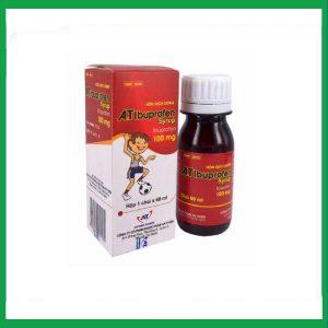 Hỗn dịch uống A.T Ibuprofen Syrup 100mg An Thiên giảm đau, kháng viêm (60ml)
