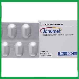 Nhà Thuốc Tiến Thành - Viên nén Janumet 50mg/1000mg MSD hỗ trợ chế độ ăn kiêng, cải thiện kiểm soát đường huyết tuýp 2 (4 vỉ x 7 viên) 2 Nhà Thuốc Tiến Thành - janumet 50 1000 2