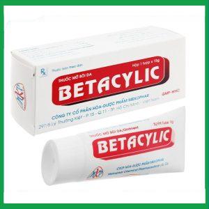 Kem bôi Betacylic Mekophar trị các bệnh da liễu (tuýp 15g)