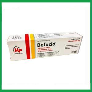 Kem bôi da Befucid Mediplantex điều trị viêm da nhiễm khuẩn, viêm da cơ địa, chàm (15g)