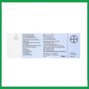 Nhà Thuốc Tiến Thành - Thuốc Marvelon Bayer dùng để tránh thai (1 vỉ x 21 viên) 3 Nhà Thuốc Tiến Thành - marvelon 21v 3