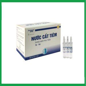 Nhà Thuốc Tiến Thành - Nước cất pha tiêm ống thuỷ tinh HDpharma hòa tan, pha loãng các chế phẩm thuốc (Hộp 50 ống x 5ml) 2 Nhà Thuốc Tiến Thành - nuoc cat 1 1