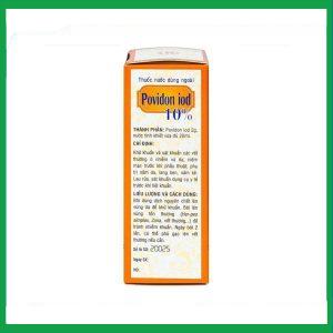 Nhà Thuốc Tiến Thành - Thuốc nước dùng ngoài Povidon Iod 10% sát khuẩn vết thương ô nhiễm và da (20ml) 3 Nhà Thuốc Tiến Thành - p4