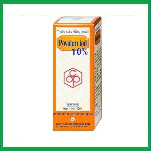 Nhà Thuốc Tiến Thành - Thuốc nước dùng ngoài Povidon Iod 10% sát khuẩn vết thương ô nhiễm và da (20ml) 4 Nhà Thuốc Tiến Thành - p5