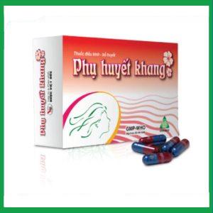Thuốc điều kinh bổ huyết Phụ Huyết Khang điều trị rối loạn kinh nguyệt (5 vỉ x 10 viên)