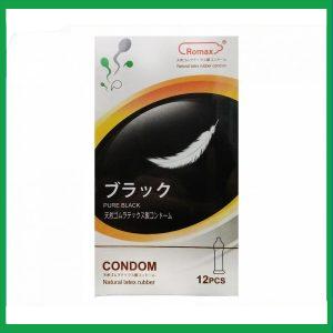 Bao cao su Romax siêu mỏng Nhật Bản (hộp 12 cái)