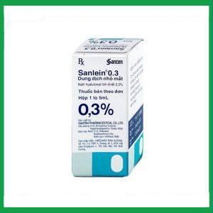Nhà Thuốc Tiến Thành - Thuốc nhỏ mắt Sanlein 0.3% hỗ trợ điều trị rối loạn biểu mô kết giác mạc (5ml) 1 Nhà Thuốc Tiến Thành - salein 4