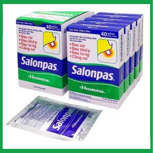 Salonpas hộp 40 miếng - Cao dán giảm đau