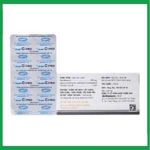 Nhà Thuốc Tiến Thành - SaviCipro 500mg trị nhiễm khuẩn 2 Nhà Thuốc Tiến Thành - savi cipro 500mg savipharm 10 vi 1