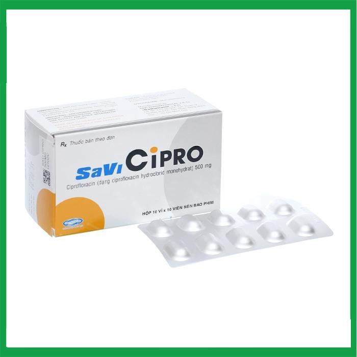 savi-cipro-500mg-savipharm-10-vi.jpg Nhà Thuốc Tiến Thành - savi cipro 500mg savipharm 10 vi
