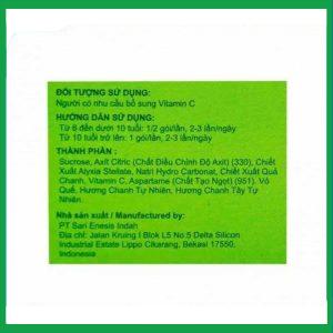 Nhà Thuốc Tiến Thành - Bột sủi Sensa Cools Enesis giúp thanh nhiệt cơ thể và tăng cường sức đề kháng (6 gói x 7g) 1 Nhà Thuốc Tiến Thành - sensacool 1