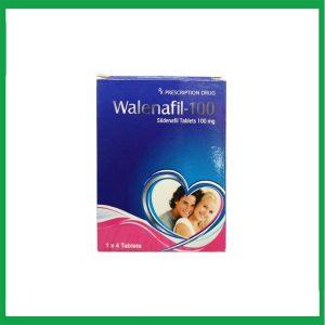 Walenafil 100mg điều trị rối loạn chức năng cương dương ( hộp 4 viên )