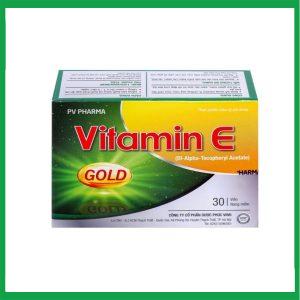 Nhà Thuốc Tiến Thành - Viên uống Vitamin E Gold hỗ trợ tăng cường chống oxy hóa, hạn chế lão hóa da (3 vỉ x 10 viên) 2 Nhà Thuốc Tiến Thành - smartpharma 85