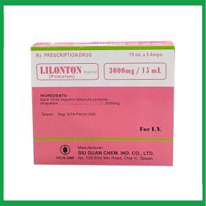 Thuốc Lilonton 3000mg/15ml SiuGuanChem điều trị triệu chứng của hội chứng tâm thần (Hộp 5 ống)