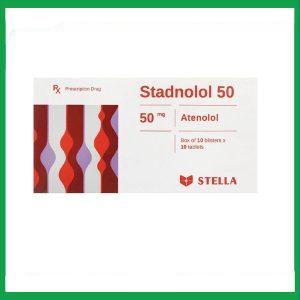 Thuốc Stadnolol 50 Stella điều trị tăng huyết áp, đau thắt ngực mạn tính ổn định (10 vỉ x 10 viên)