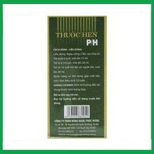 Nhà Thuốc Tiến Thành - Cao lỏng thuốc hen P/H trị hen phế quản (250ml) 2 Nhà Thuốc Tiến Thành - thuoc hen PH2