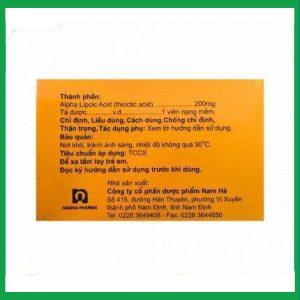 Nhà Thuốc Tiến Thành - Thuốc Ubiheal 200 Nam Hà điều trị các rối loạn cảm giác do bệnh thần kinh đái tháo đường (5 vỉ x 6 viên) 3 Nhà Thuốc Tiến Thành - thuoc ubiheal 200 2