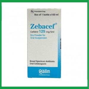 Nhà Thuốc Tiến Thành - Thuốc Zebacef 125mg/5ml - Điều trị nhiễm khuẩn 1 Nhà Thuốc Tiến Thành - thuoc zebacef 125mg5ml dieu tri 1